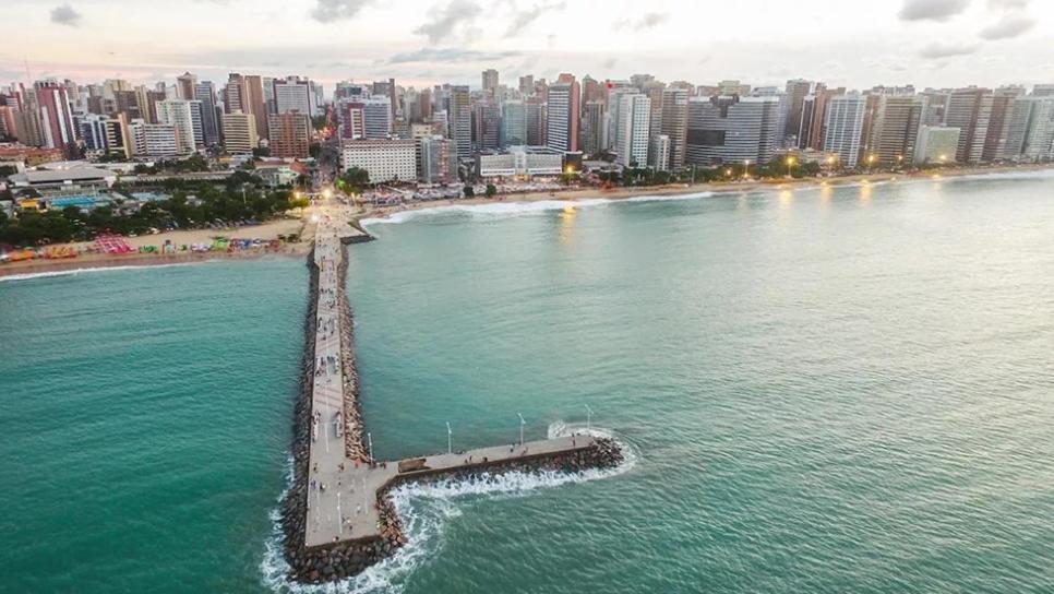 Flat Vista Mar No Meireles Na Beira Mar De Fortaleza 905 Fortaleza (Ceara) Exterior foto
