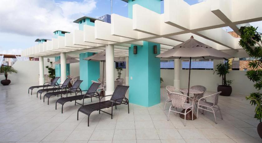 Flat Vista Mar No Meireles Na Beira Mar De Fortaleza 905 Fortaleza (Ceara) Exterior foto
